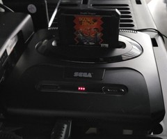 Sega Genesis 2 Console Bundle Model MK-1631 8 Games Double Dragon Sonic NBA Jam