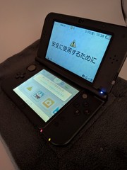 【Excellent】Top Ips New Nintendo 3DS LL XL Metallic black Game Console From Japan