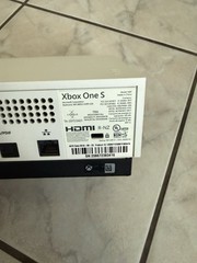 Microsoft Xbox One S 1681 White Console HDMI USB-A S/PDIF IR Out Ethernet 2018