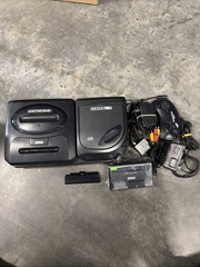 Sega CD Video Game System Console with 1 Controllers Cords And Multi Tap