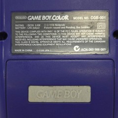 Nintendo Game Boy Color Handheld Game Console Only CGB-001 Grape