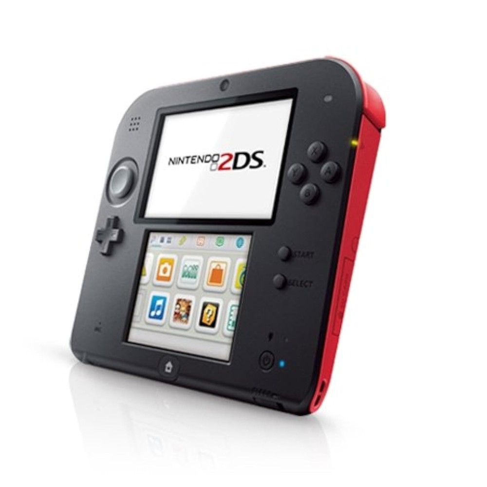 Nintendo 2DS Crimson Red Portable System Very Good