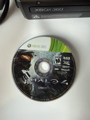Microsoft Xbox 360 S Bundle With Controller And Game Halo 4 Tested Working ✅