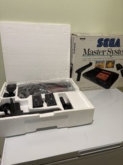 Sega Master System Console Complete in Box CIB – Tested & Works With 5 Games