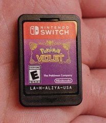 Nintendo Switch Lite Gray Bundle W/ Pokémon Violet & Accessories Tested Works