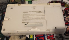 Nintendo DS Lite Polar White Handheld Console OEM Stylus Tested No Charger