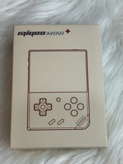 Miyoo Mini Plus Retro Handheld Gaming Console Purple Transparent Complete Box