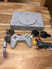 Sony PlayStation 1 PS1 SCPH-5501 Console w/ Cords & OEM Controller TESTED WORKS!