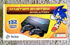 MASTER SYSTEM EVOLUTION – RARE BLACK VERSION TECTOY BRAZIL NEW CIB – 132 GAMES🔥