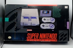 Super Nintendo SNES Mario World Console Box Only W/ Styrofoam, Booklet