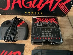 Vtg Atari Jaguar Console & Controller Box CIB Cybermorph Game Bundle Works