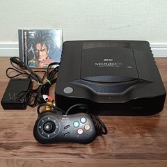 SNK NEOGEO CD Console Top Loading System with Controller Cables Samurai Spirits