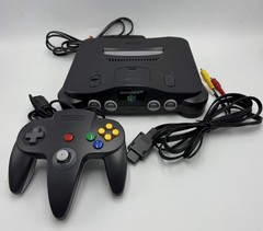 Nintendo 64 OEM Bundle – Includes Cords & Black/Gray Controller (N64, NUS-001)