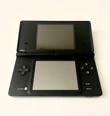 Nintendo DSi Black Console with Box Manuals AC Adapter Handheld Game System
