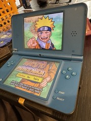 Nintendo DSi XL Midnight Blue Handheld Console Bundle UTL-001 Tested – 9 Games