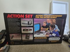 Nintendo NES Action Set Home Console Complete In Box With 6 Games, 2 Controllers