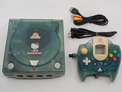 SEGA Dreamcast Hello Kitty Blue Console HKT-3000 Sanrio Limited Edition Tested