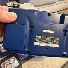 Sega Game Gear Blue Console – Recapped, IPS LCD Screen Mod w/ Games Tested