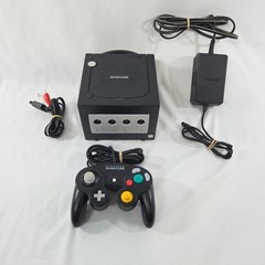 Nintendo GameCube Console Black DOL-001 With OEM Controller – Tested & Working