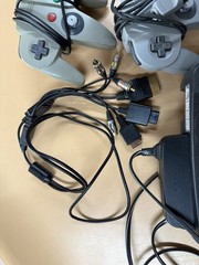 Lot N64 Console Bundle W/ Controller & Cords transfer pak turbo