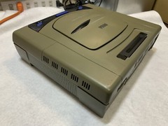 Sega Saturn Console Gray HST 3200 Cable set Tested USED clean up inside Japan