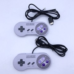 Super Nintendo SNES Mini Classic Console CLV-201 W/ 2 Controllers Cords TESTED