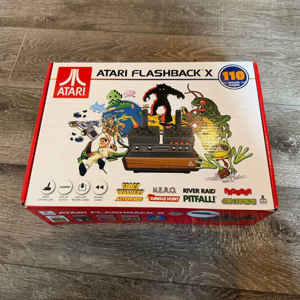 Atari Flashback X HDMI Console with 110 Built-in Games with 2 Joysticks – Tested