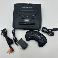 Sega Genesis Model 2 Console MK-1631 Bundle Controller Adapters Untested Clean