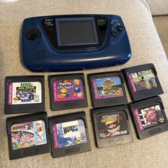 Sega Game Gear Blue Console – Recapped, IPS LCD Screen Mod w/ Games Tested