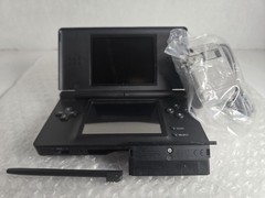 Nintendo DS Lite GBA Glossy Black Tested Charger New Battery OEM Stylus Handheld