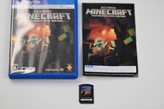 PlayStation Vita Silver console PCH-2000 ZA25 Wi-Fi model MINECRAFT set SONY
