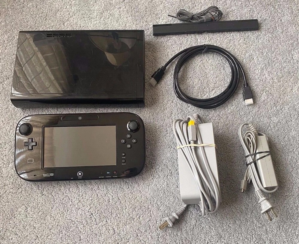 Wii U Console Black 32GB Complete Bundle!