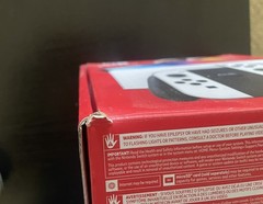 Nintendo Switch OLED with 128GB Micro SD Card, Original Box, & Handheld Grip