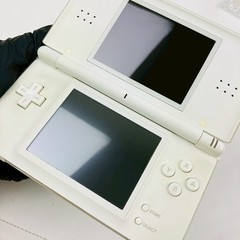 Nintendo DS Lite Crystal White Console & Charger Region Free Ship From US 243