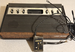 Atari Video Arcade Atari 2600 Home Console w/ TV Game Switch Box, RF