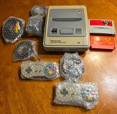 US Seller Super Famicom w/ Controllers & AV & Power LOT Incl Mother Carts TESTED