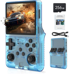 30000 Games in 1 Handheld Game Console R40S PRO 3.5 Inch IPS Screen Mini Retro C