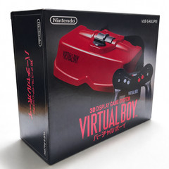 Nintendo Virtual Boy Console Controller AC Adapter Tap Game Set w/Box Rare Japan