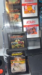Atari 2600 Darth Vader Console Bundle 25+ Games Pac-Man Donkey Kong Joysticks