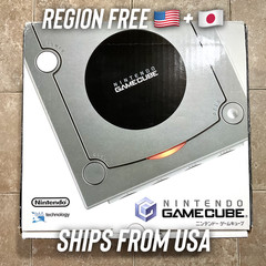 MINTY Nintendo Gamecube Platinum Console NIB DOL-001 CIB System RARE – JPN / USA