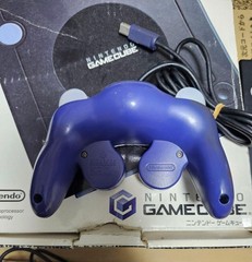 GameCube Console with Box + Super Smash Bros. Game, Used, Working Unknown