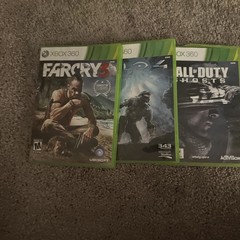 Xbox 360 S Bundle — 250GB, 2 Controllers, 3 Games — Read Condition
