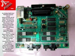 Atari 7800 Original EpR Reconditioned w/MODs Main Board Replacement