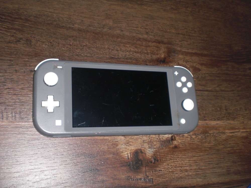 Nintendo Switch Lite Light Gray Handheld Console System Tested Works! Play Games