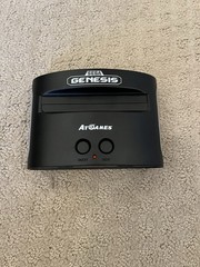 AtGames Sega Genesis Firecore Console Built-In Games w/2 Controllers AV Cables
