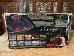 Vtg Atari Jaguar Console & Controller Box CIB Cybermorph Game Bundle Works