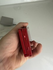 Nintendo 3DS CTR-001 Handheld Gaming Console Flame Red Charger Stylus SD Tested!