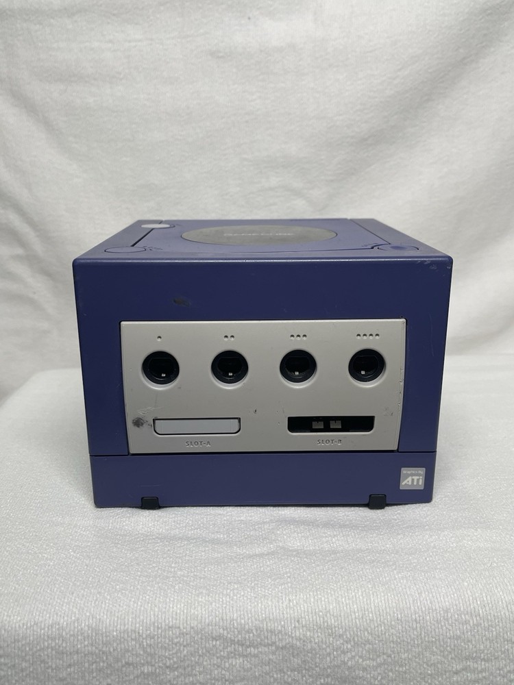 Nintendo Indigo Purple GameCube Console Only Tested Working