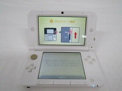Nintendo 3DS LL White japanese ver Memory Card 4GB touch pen included work well