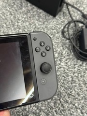 Nintendo Switch 1 Handheld System Black/Grey w/Accessories Joycons Tested Works